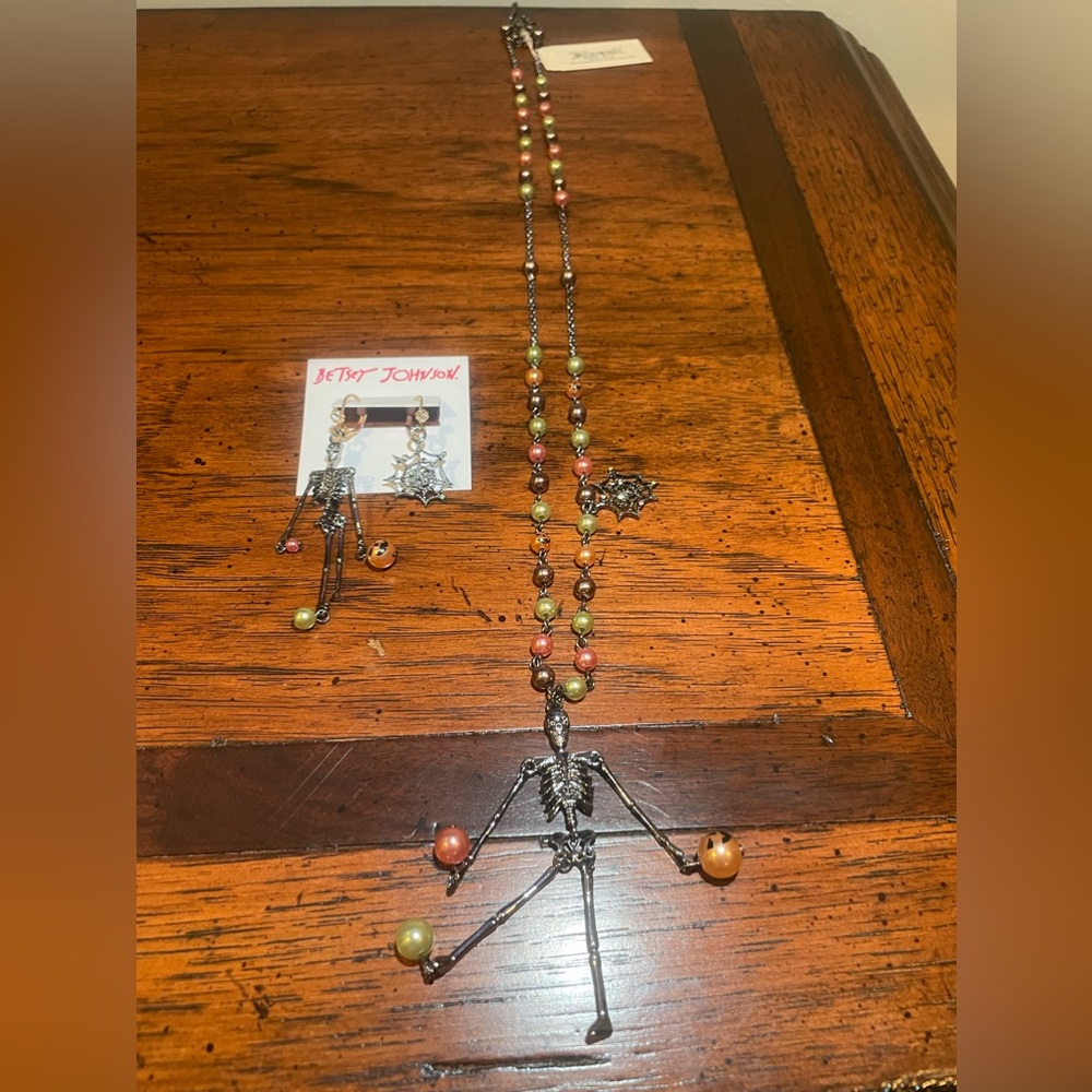 Betsey Johnson’s Halloween Dreams Necklace & Earring Set